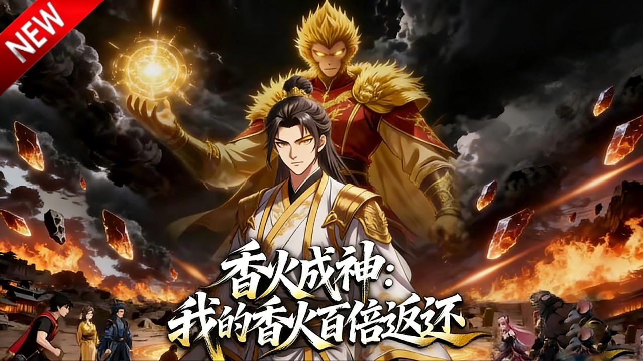 💥【新番上线】穿越成神，吸信仰力速度是别人百倍，带狂信徒干翻诸神，为大战而战！《香火成神，我的香火百倍返还》全集 Multi SUB #热血 #漫剧 #动漫魔女