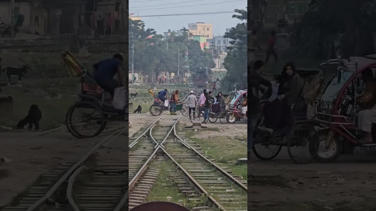 Ignorant people cause accidents in railway crossing gate.#train #shorts