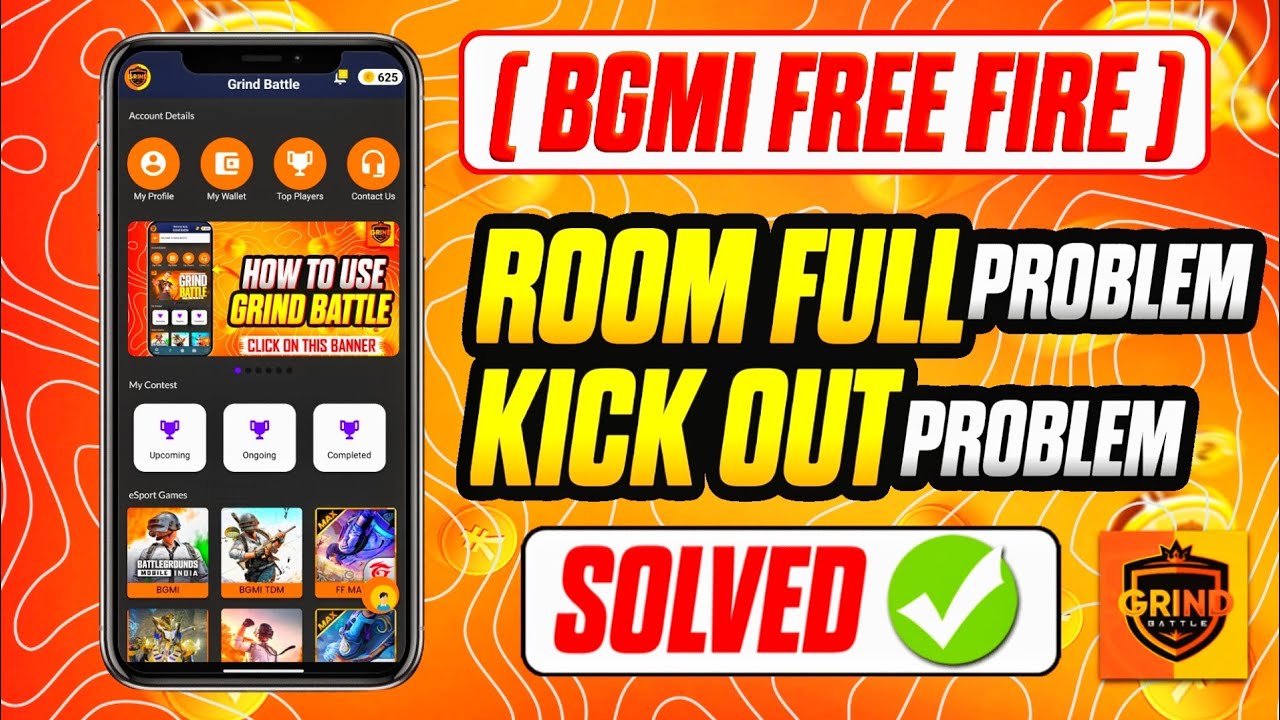 Room Full problem & kick out problem solved ✅✅ #bgmi #freefire #grindbattle