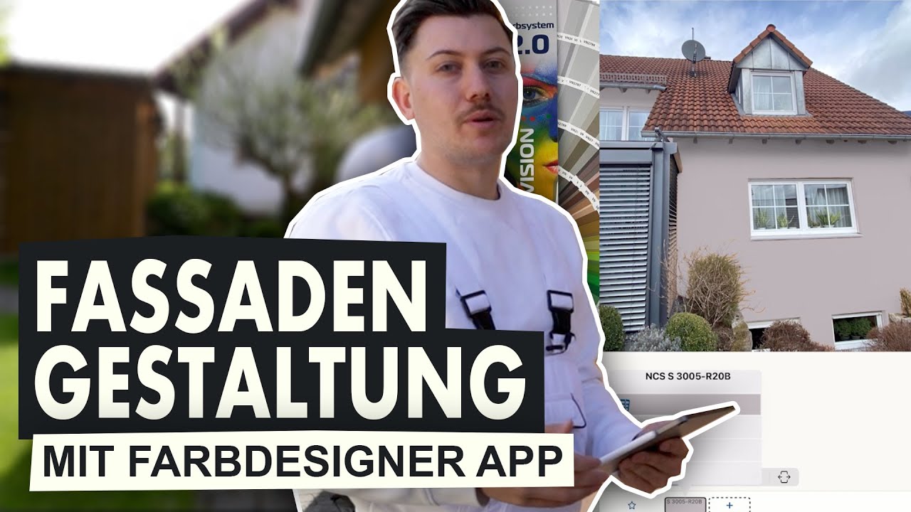 FASSADENGESTALTUNG mit einfacher Farbdesigner App - So geht's!