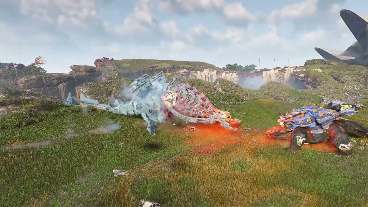Thunderjaw vs. Shellsnapper - Horizon Forbidden West