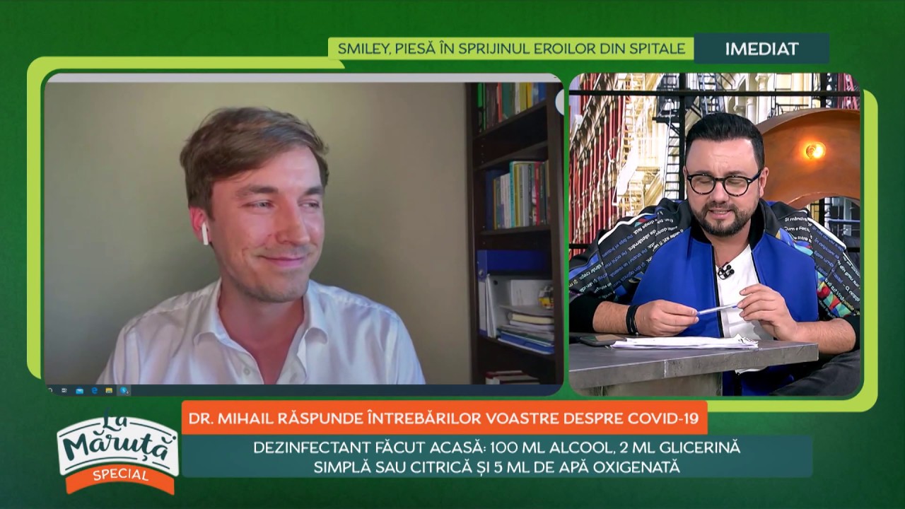 La Măruță: Dr. Mihail răspunde întrebărilor vostre despre COVID-19