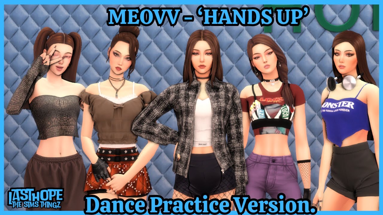 MEOVV - 'HANDS UP' | The Sims 4 | Dance Practice Version.