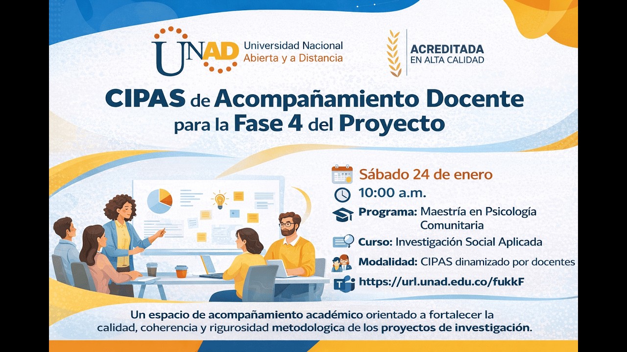 CIPAS de Acompañamiento Docente para la Fase 4
