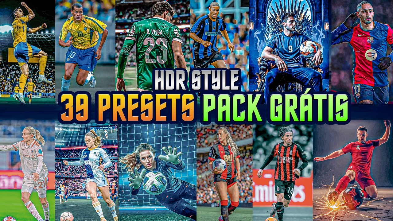 Deixe suas Fotos de Futebol PRO em segundos (Celular e PC)