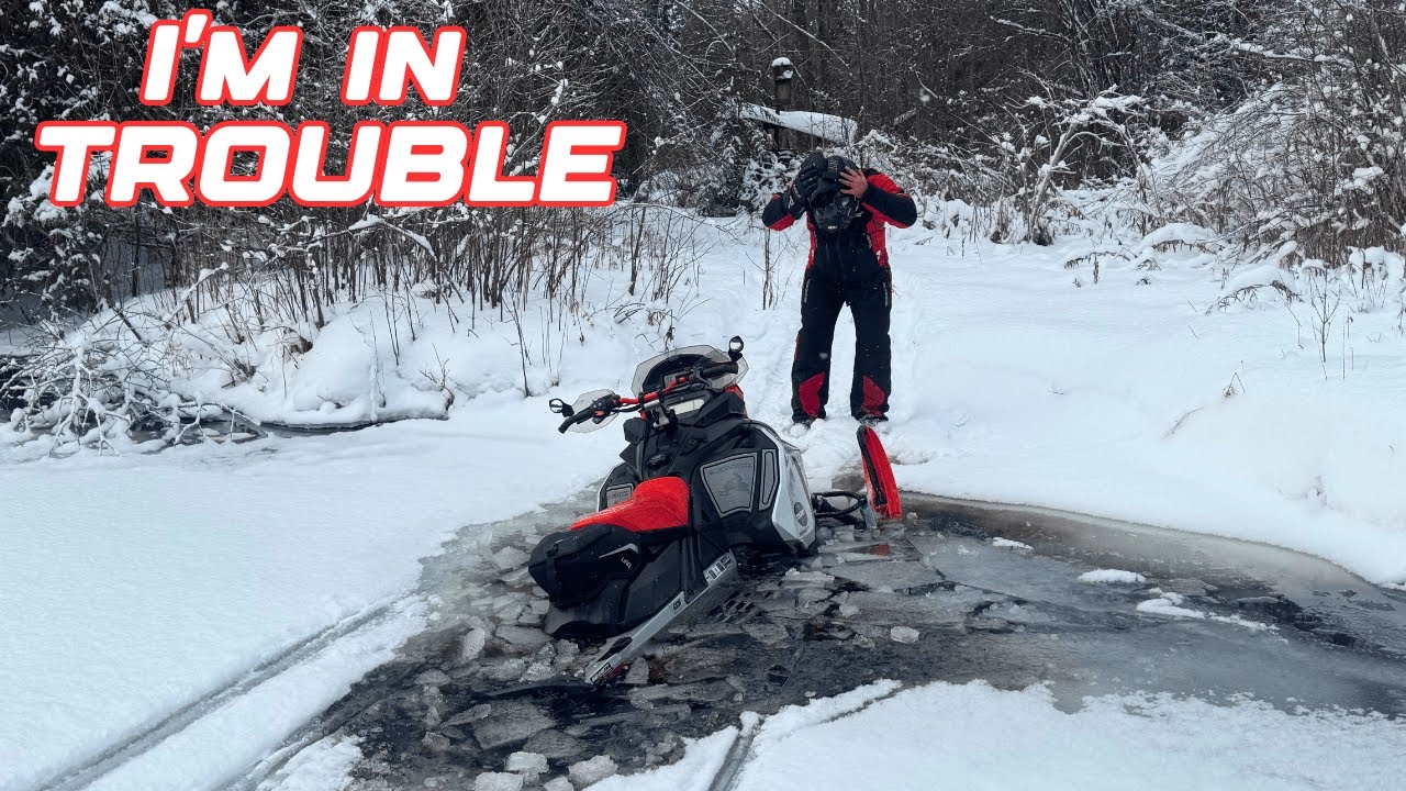 Гидроцикл Ski-Doo затонул — не стоило пытаться следовать за ним!
