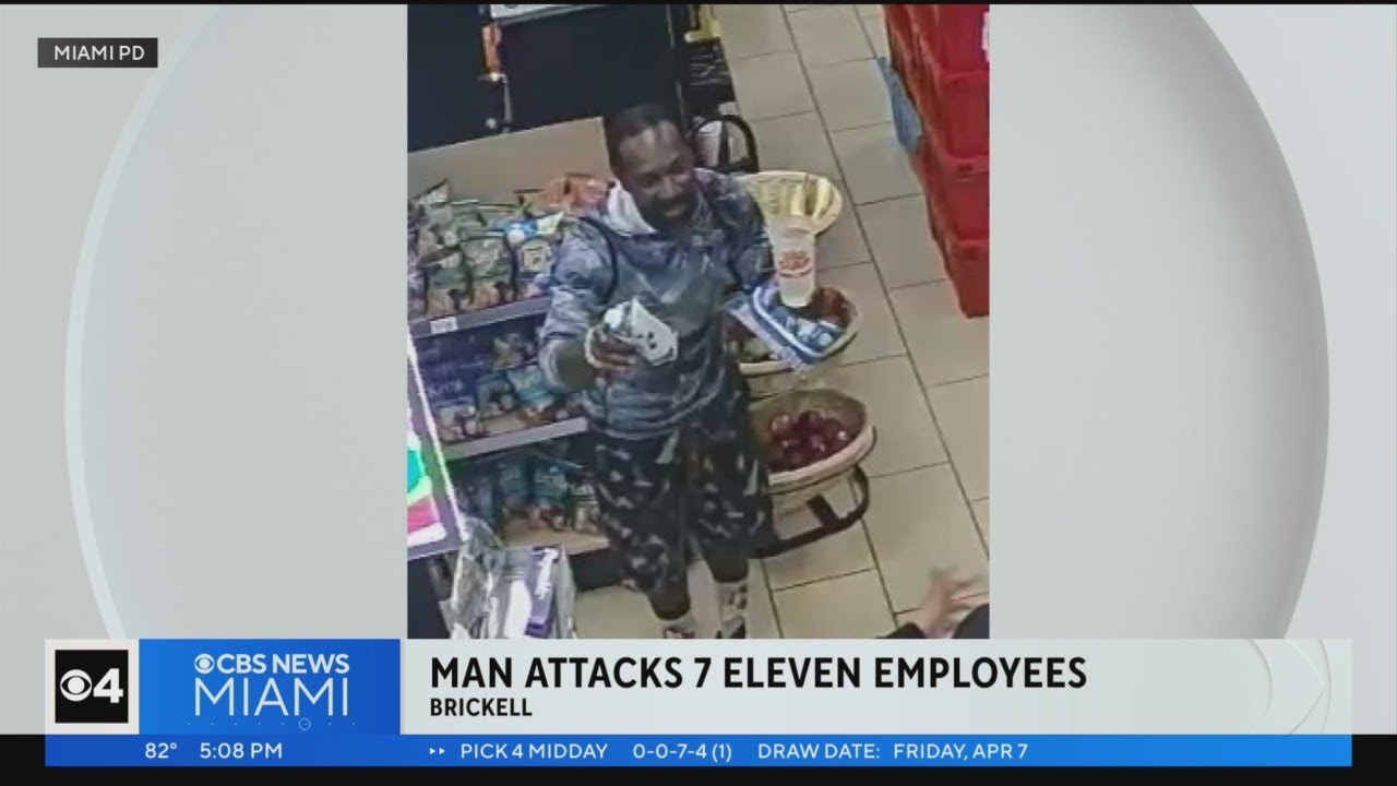 Police search for man who allegedly robbed, attacked 7-Eleven employees in Brickell