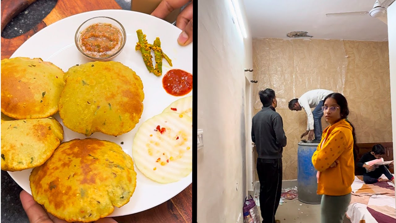 Ghar me chal rha hai kaam, aur aise me isse best nashta kuch ho he nahi sakta, matar ki poori