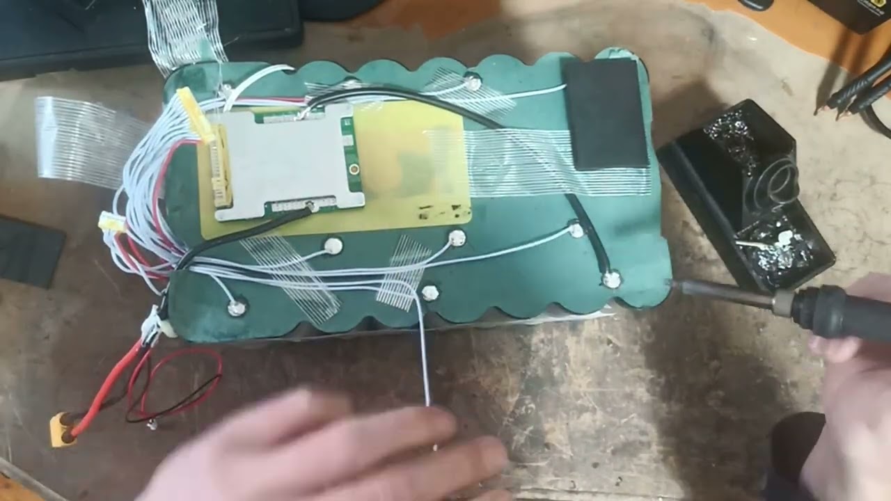 Замена BMS на Do Wenbox 60V 35AH (на элементах LiFePO4 32140 CATL)
