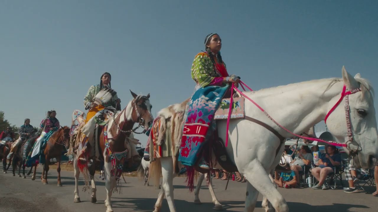 Crow Fair parade clips 2023