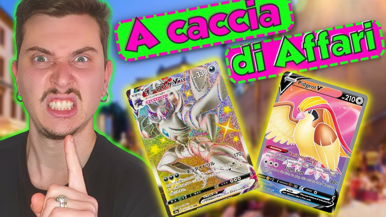 Al mercatino a caccia di rarità pokemon