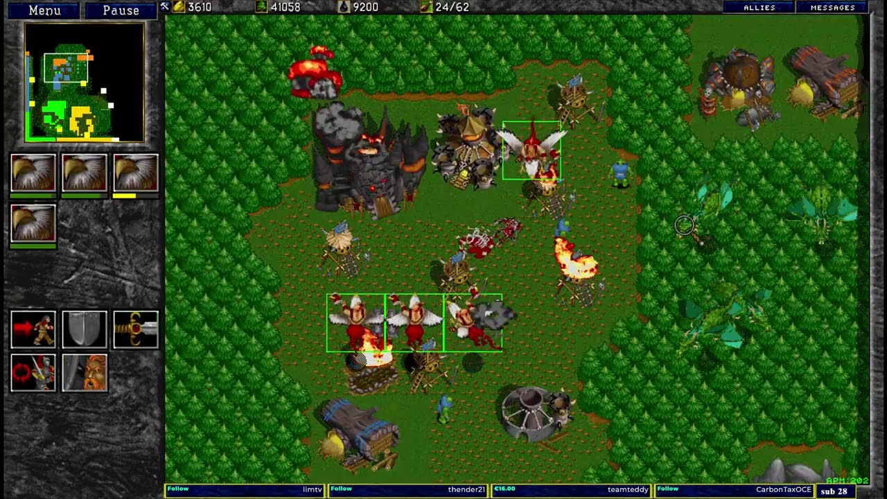 Warcraft 2 classic Chop Farms 3v3