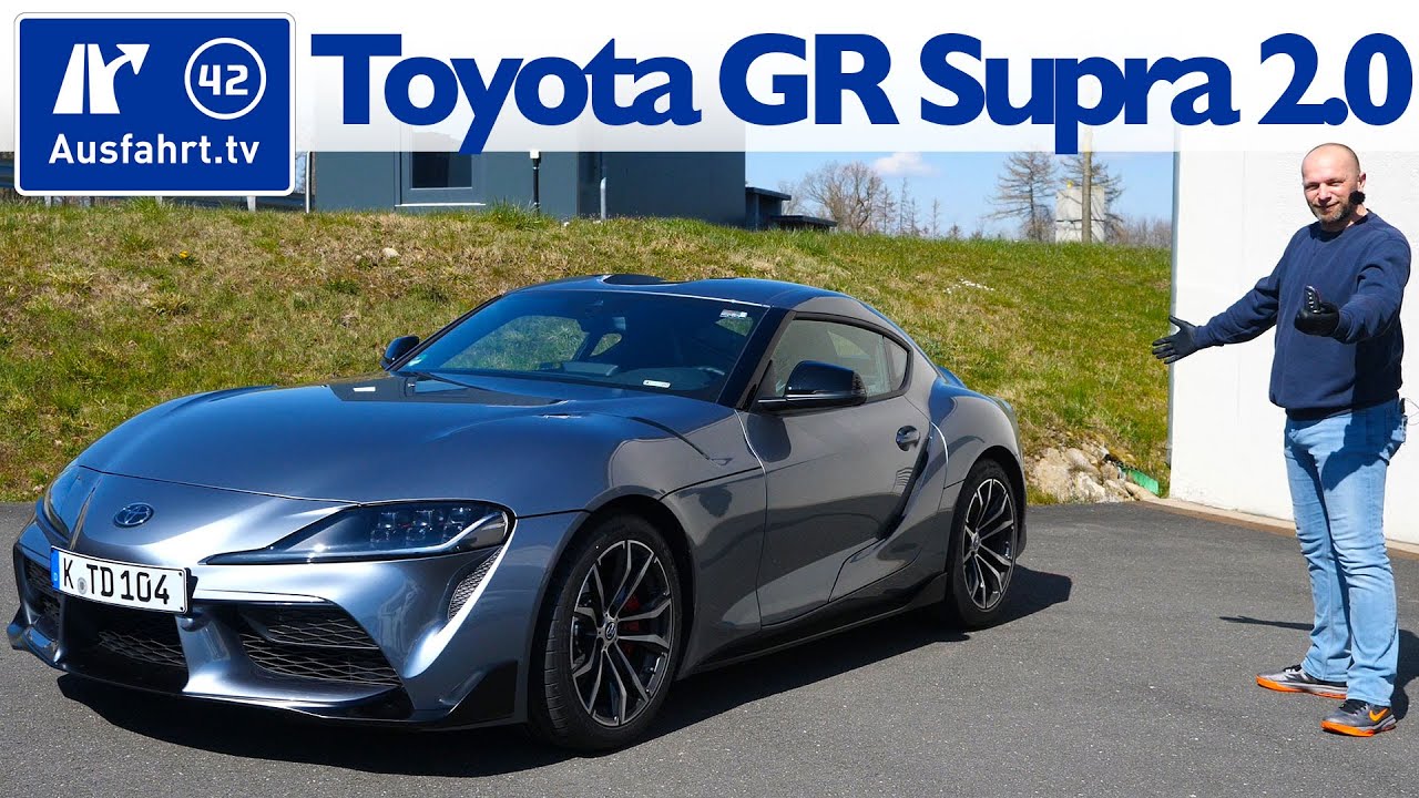 2020 Toyota GR Supra 2.0 - Kaufberatung, Test deutsch, Review, Fahrbericht Ausfahrt.tv