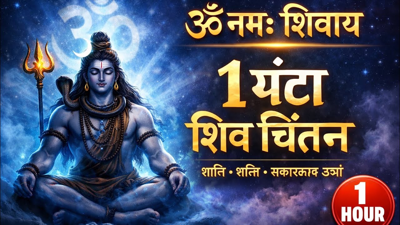 ॐ नमः शिवाय | 1 घंटा शिव चिंतन 🕉️ महाशिवरात्रि विशेष | Shiva Meditation for Peace & Blessings