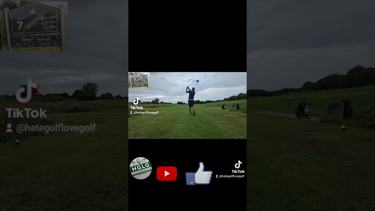 Staining Lodge 18 tee shots off whites#golf  #golfshot #golftechnique #funnyvideo #golfer #golflife