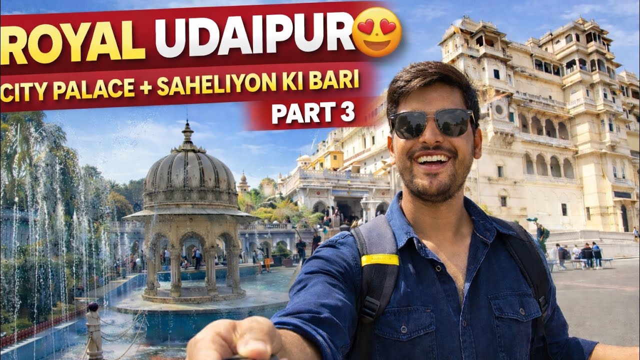 Udaipur vlog part 3 | City Palace & Saheliyon ki bari | Rajasthan 🇮🇳 #udaipur #travel 