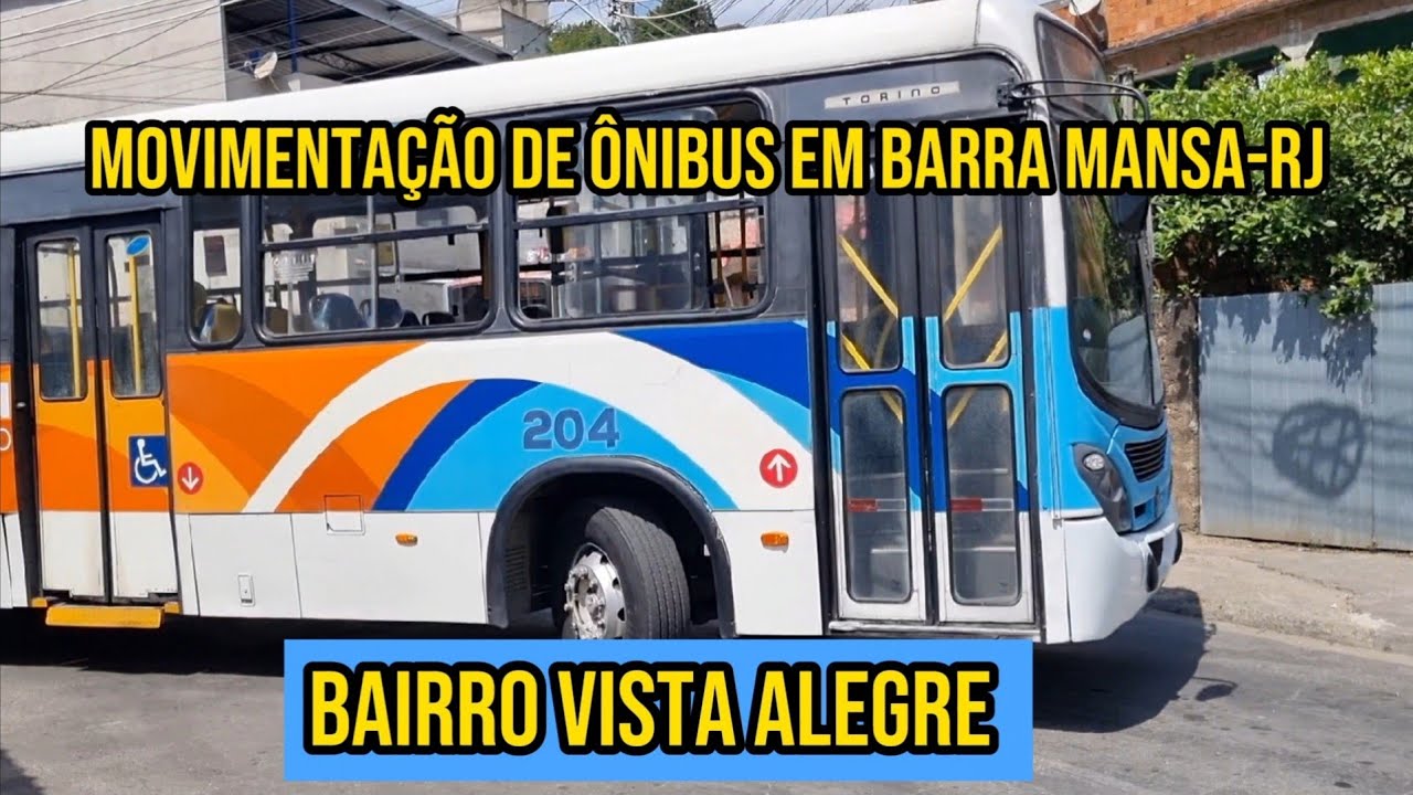 ✅️[ Bairro Vista Alegre ] Movimentação de Ônibus em Barra Mansa-RJ
