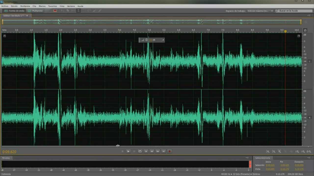 Eliminar Ruido de Fondo - Adobe Audition