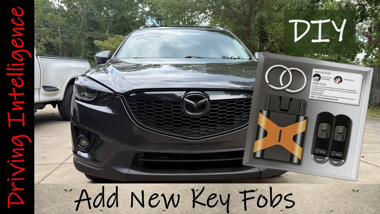 Как запрограммировать дополнительные брелоки самостоятельно дома: Mazda CX5, Mazda 3, Mazda CX3 #...