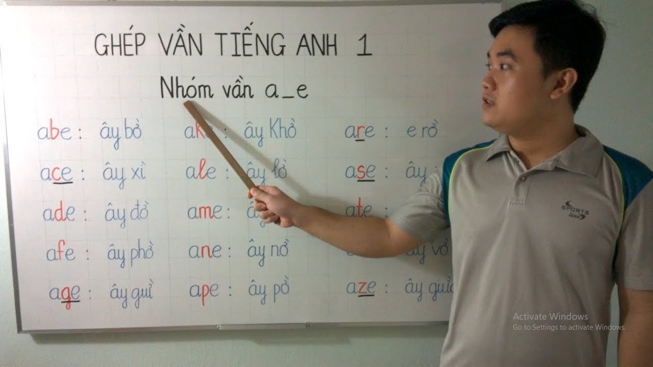 #9 Ghép vần tiếng Anh để phát âm và viết - phần 1 | Nhóm vần a_e