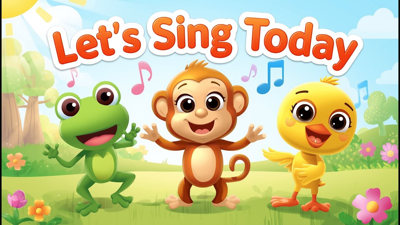 Let’s Sing Today 🎵 Fun Nursery Rhymes with Happy Animals for Kids