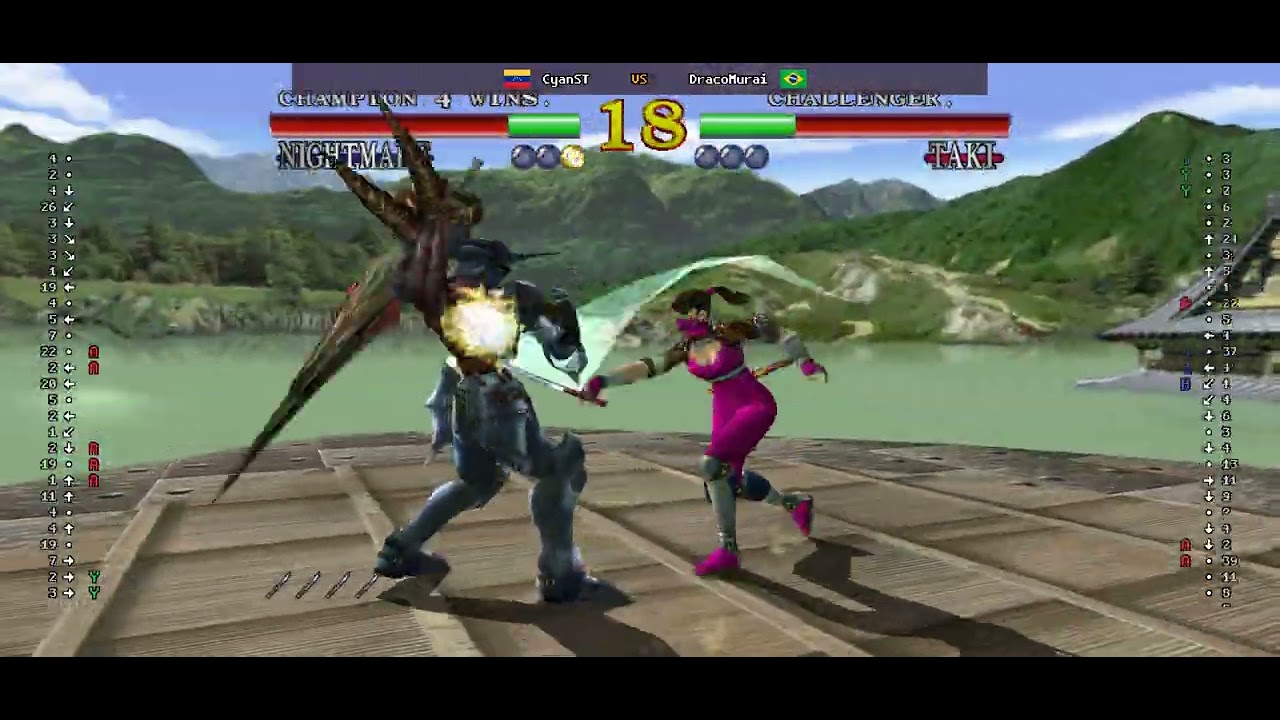 Soulcalibur - 🇻🇪 CyanST vs 🇧🇷 DracoMurai | Fightcade (2026-03-08 23:11 UTC)