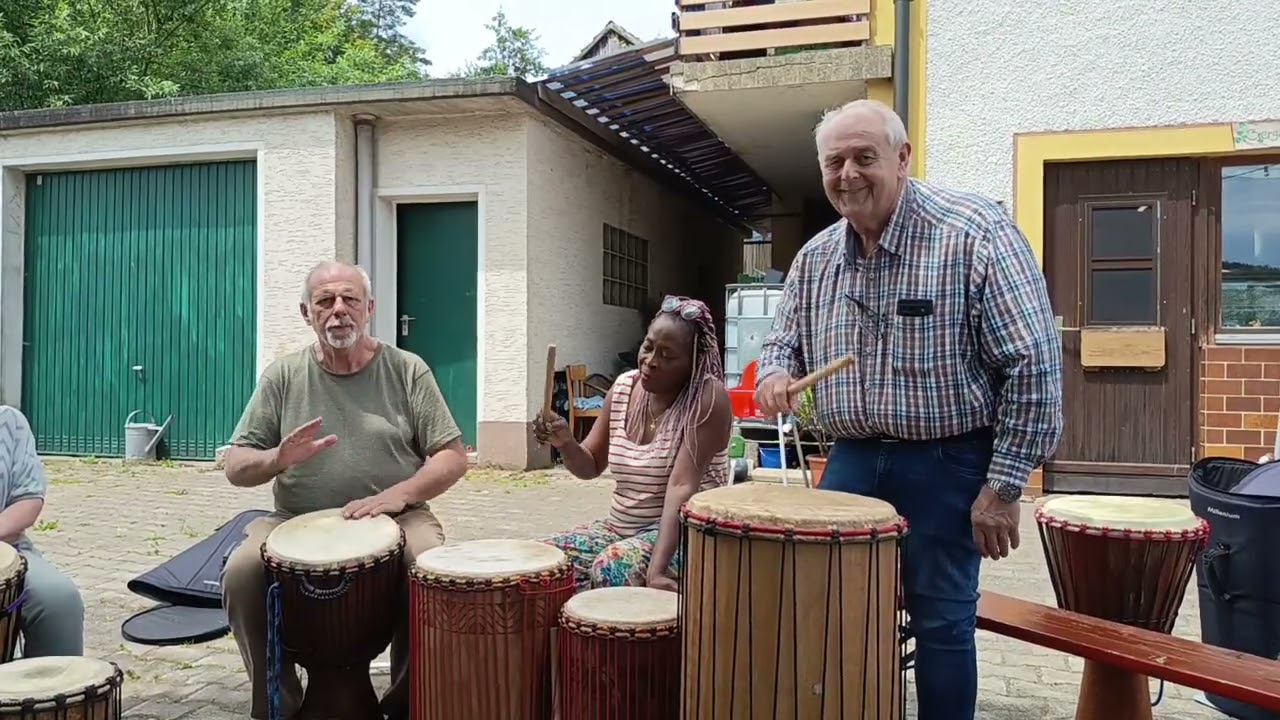 Bara - Begleitgroove - Übungsversion Djembe-accompaniment, Sangban + Dundun