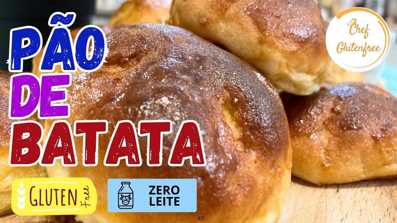 O MELHOR PÃO DE BATATA SEM GLÚTEN  | #paosemgluten #pãofofinho #pãomacio #pãofácil