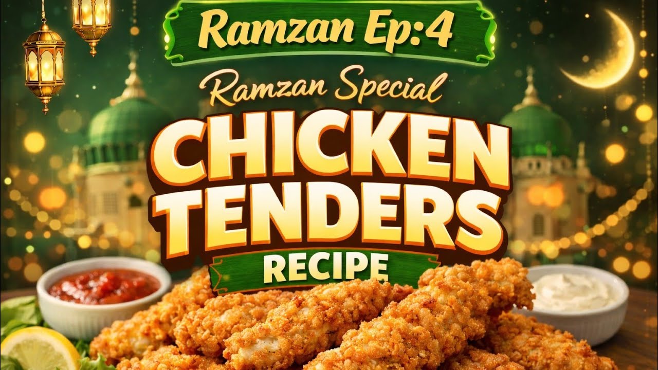 Chicken Tenders😍Crunchy Outside, Soft Inside Ramzan special ep:4