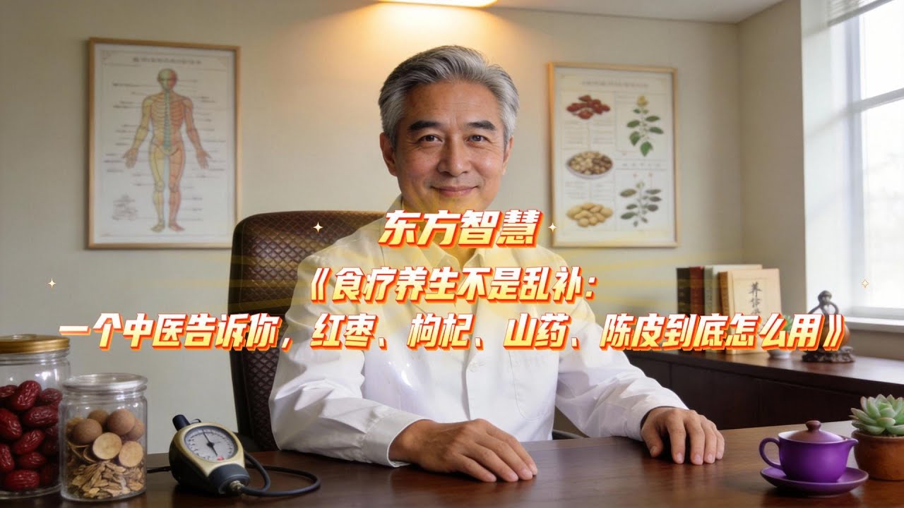 《食疗养生不是乱补：一个中医告诉你：红枣、枸杞、山药、陈皮到底该怎么用？》#中医养生 #养生 #现代养生 #东方智慧 #人生感悟