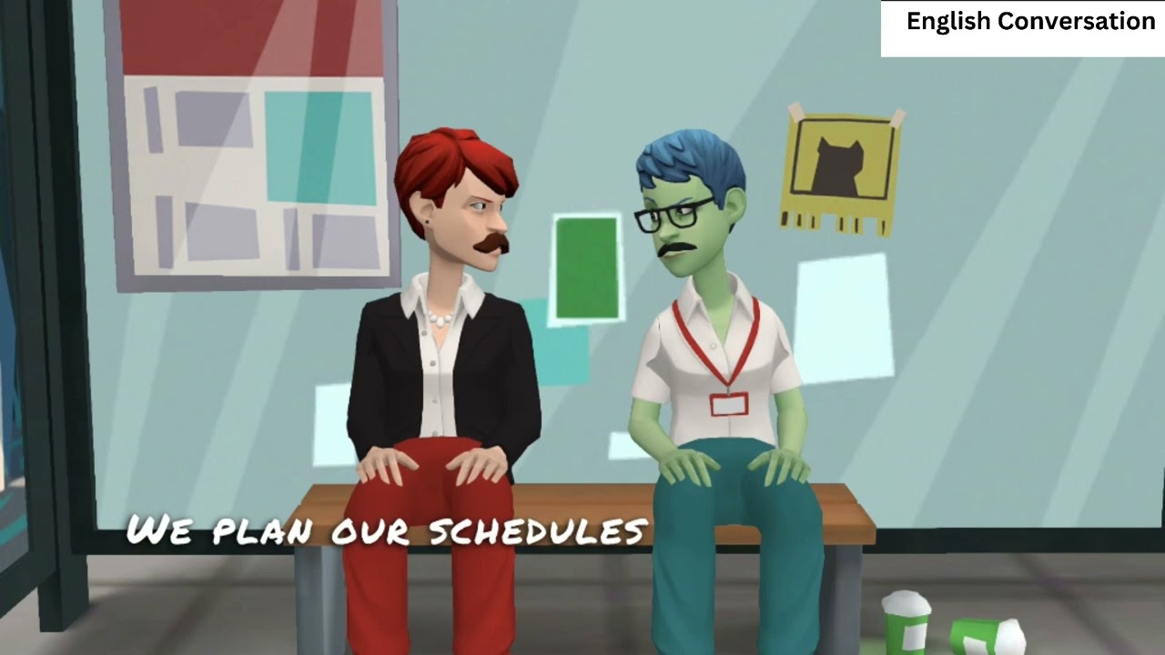 At The Bus Stop | English Conversation