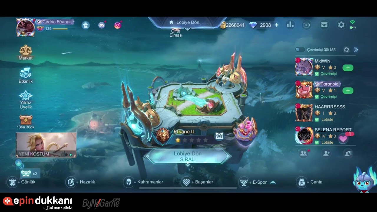 KİTTY & CEDRİC DUO SEZON BAŞI YIRTILMACA  |  Mobile Legends