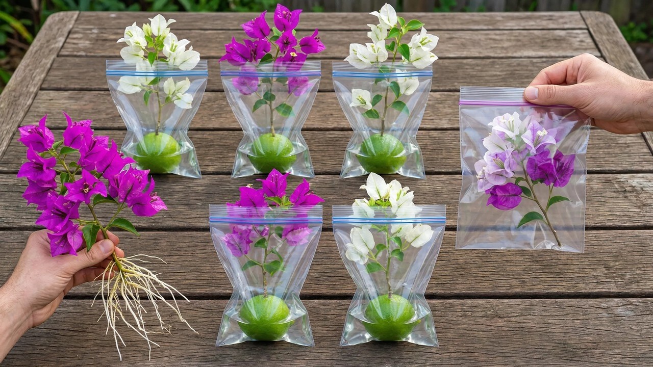 Don’t Throw Away Plastic Bags! A Special Bougainvillea Propagation Method