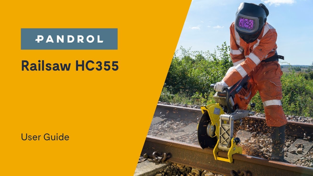 Pandrol Railsaw HC355 | User tutorial