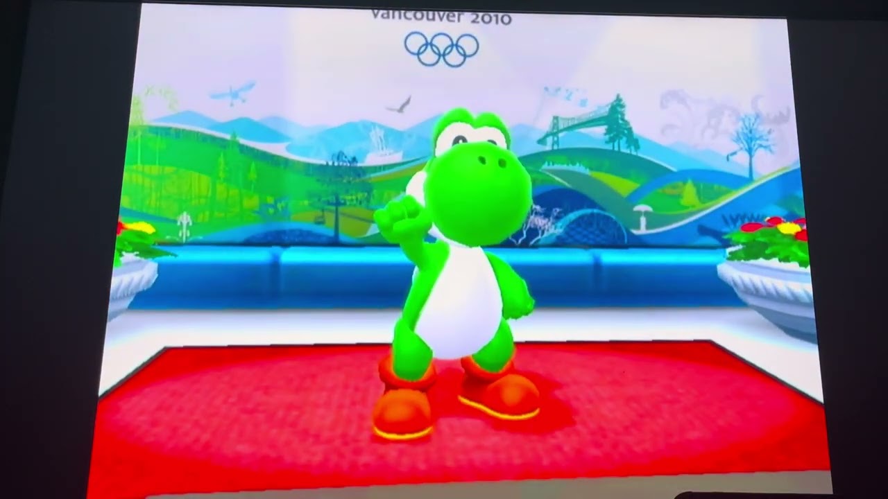 Mario and Sonic At The Olympic Winter Games Yoshi vs Bowser Jr Figure Skating