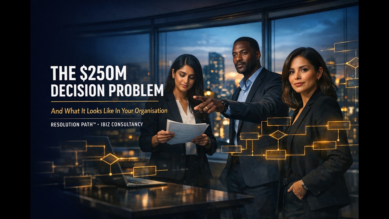 The $250M Decision Problem —What It Looks Like in Your Organisation | Decision Intelligence Briefing