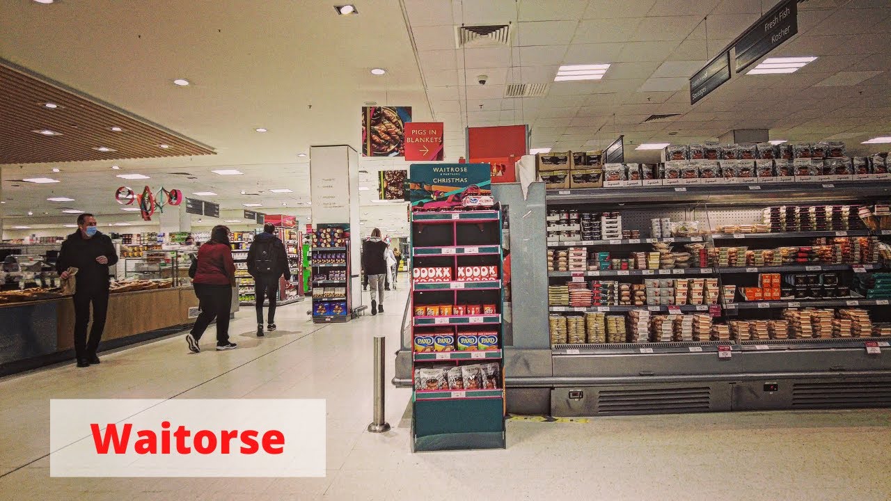 Waitrose Food Shopping Thursday Morning in Canary Wharf (WFH Reintroduced) London ASMR Walking Tour