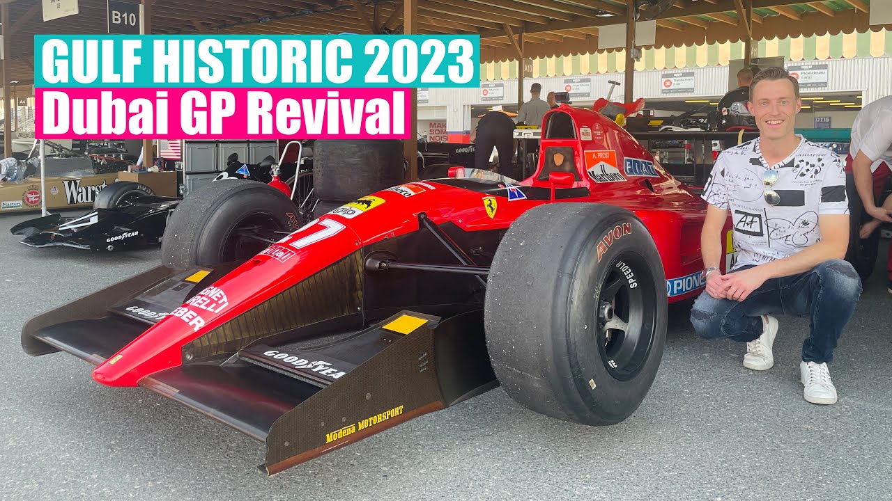 GULF Historic Dubai GP Revival 2023 - Seeing Prost’s Ferrari and original 1960s Ford GT40s racing
