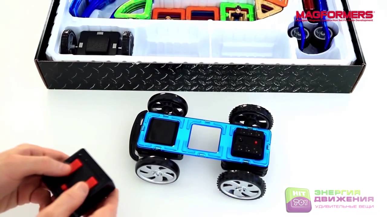 Видеообзор набора Magformers RC Custom Set Магформерс от hittoy.ru