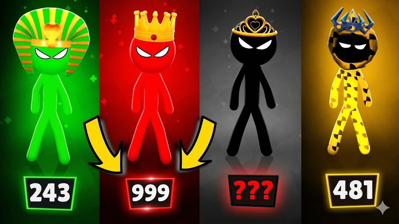 Stickman BEST MINIGAMES Tournament - Stickman Party 1 2 3 4 Player 2026