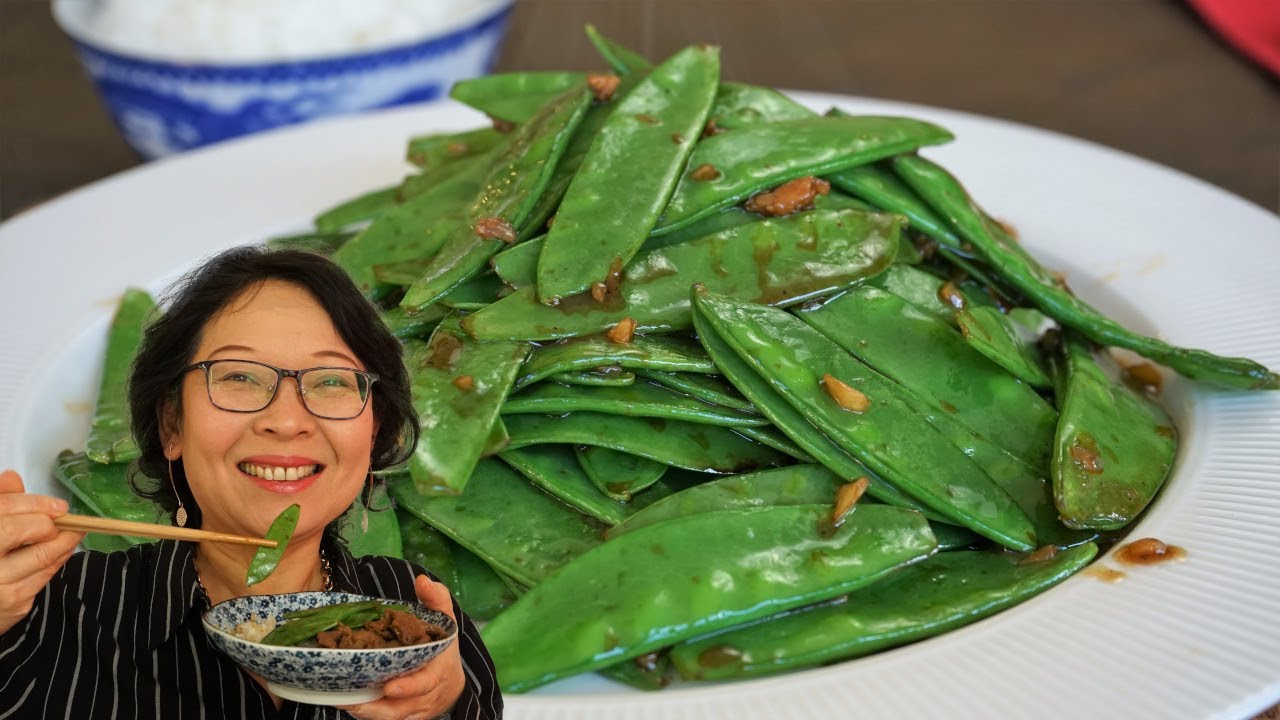 Pois gourmands saut&eacute;s &agrave; la chinoise : Id&eacute;al pour &eacute;quilibrer vos repas. Recette rapide et facile