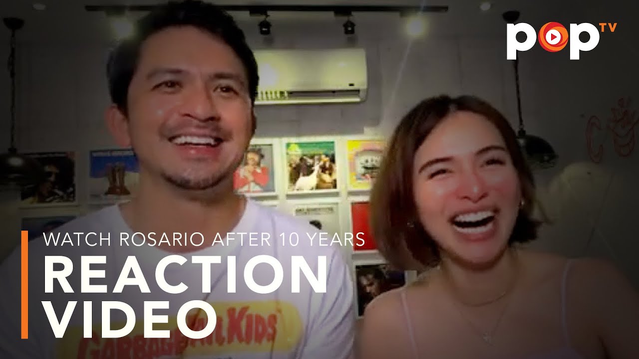 Jennylyn and Dennis watch ROSARIO after 10 years | Reaction Video | POPTV Philippines