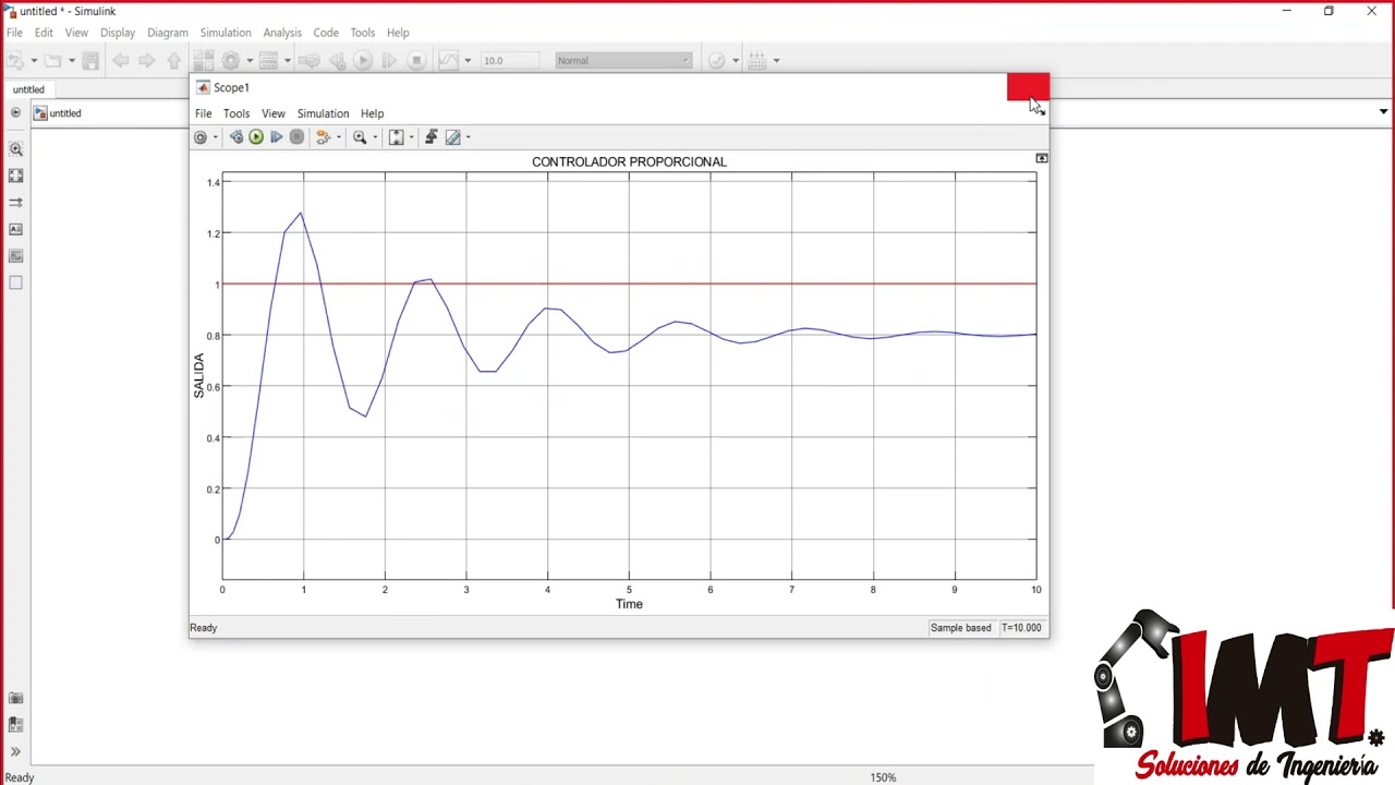 💻Controlador P, PI, PID en Simulink, Modelo Sistema Masa Resorte Amortiguador🤖