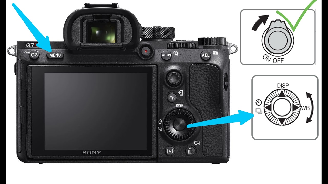 Как восстановить заводские настройки камеры Sony