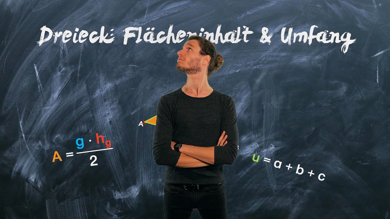 Dreieck - Flächeninhalt und Umfang berechnen | Geometrie einfach erklärt