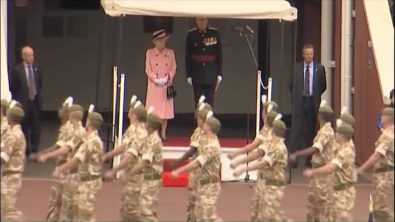 The Queen visits The Royal Welsh