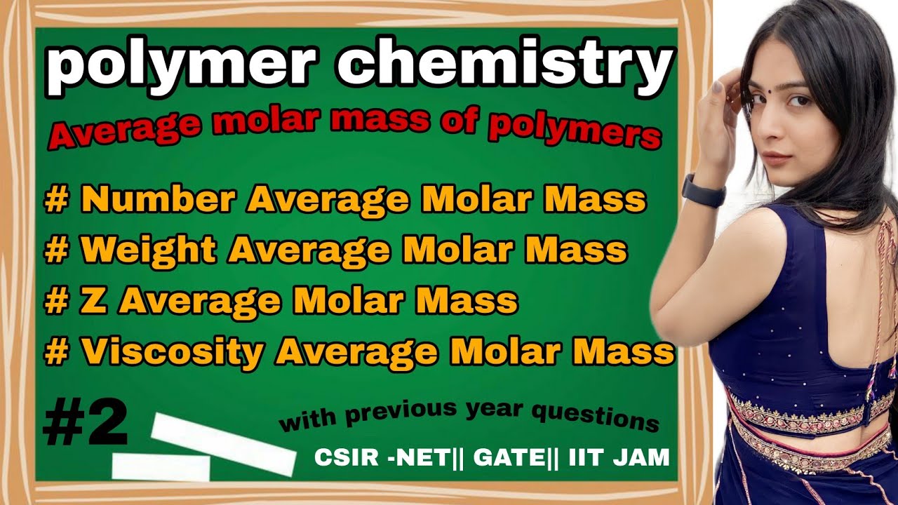 Average Molar Mass of polymers|| Mark kuhn eq. || Intrinsic viscosity | polymer chemistry / csir net