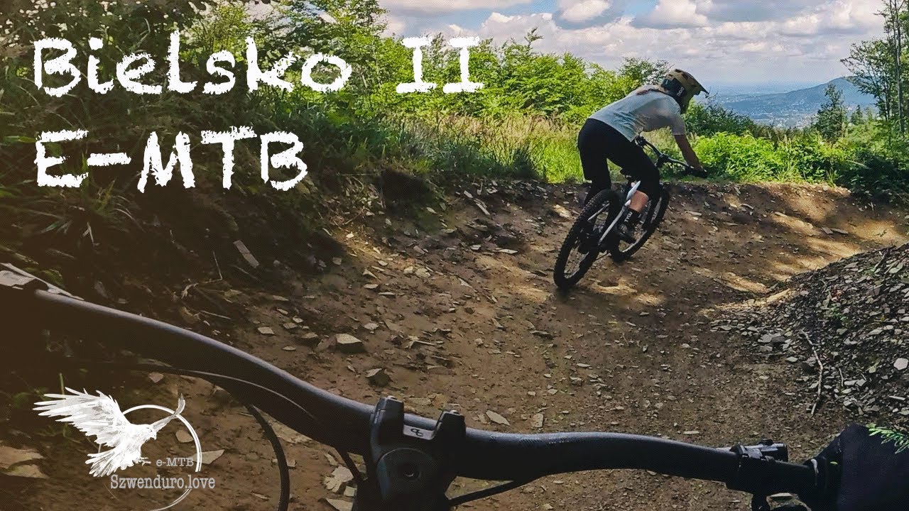 E-Mtb pętla Bielsko ver 2 - trudniej. Do tego trening zakrętów.