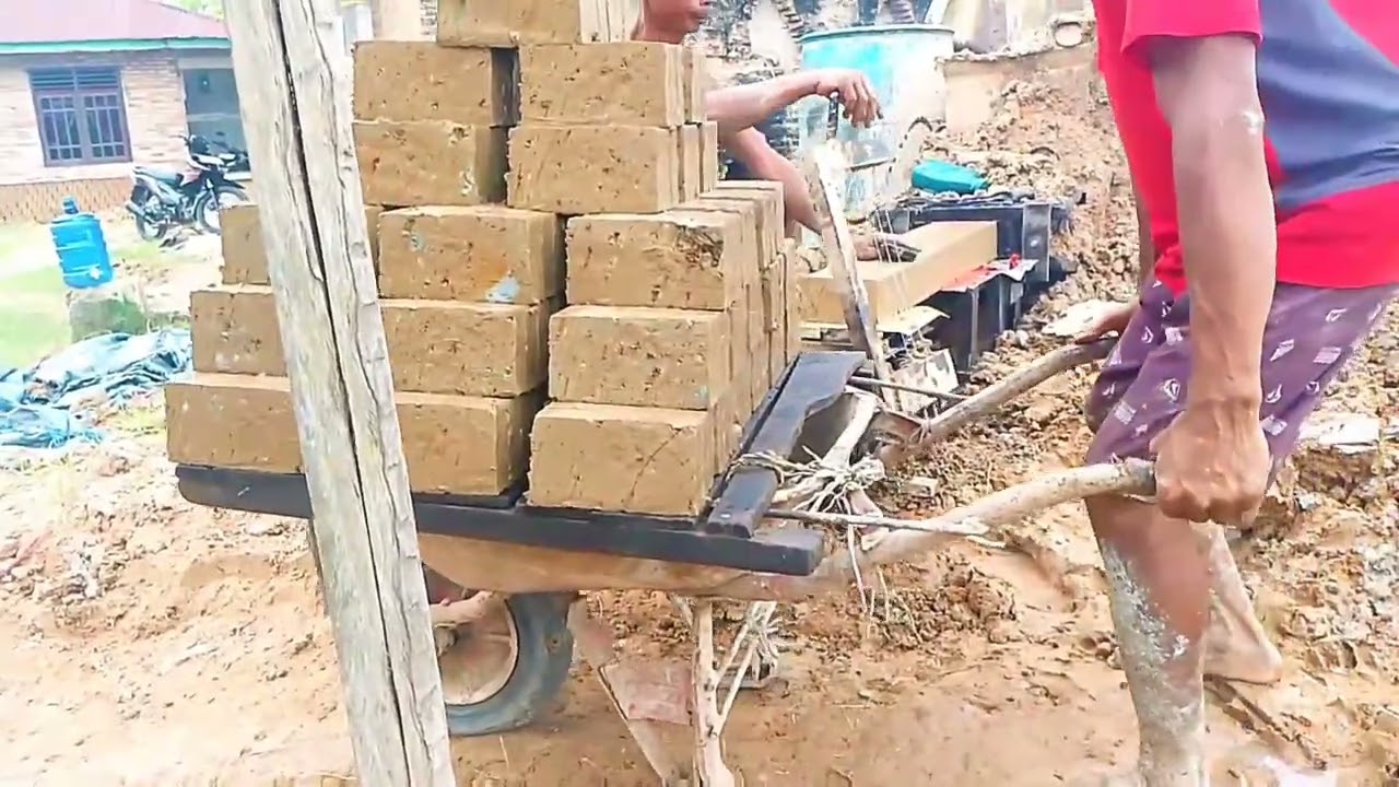 Cara pembuatan batu bata dari tanah liat