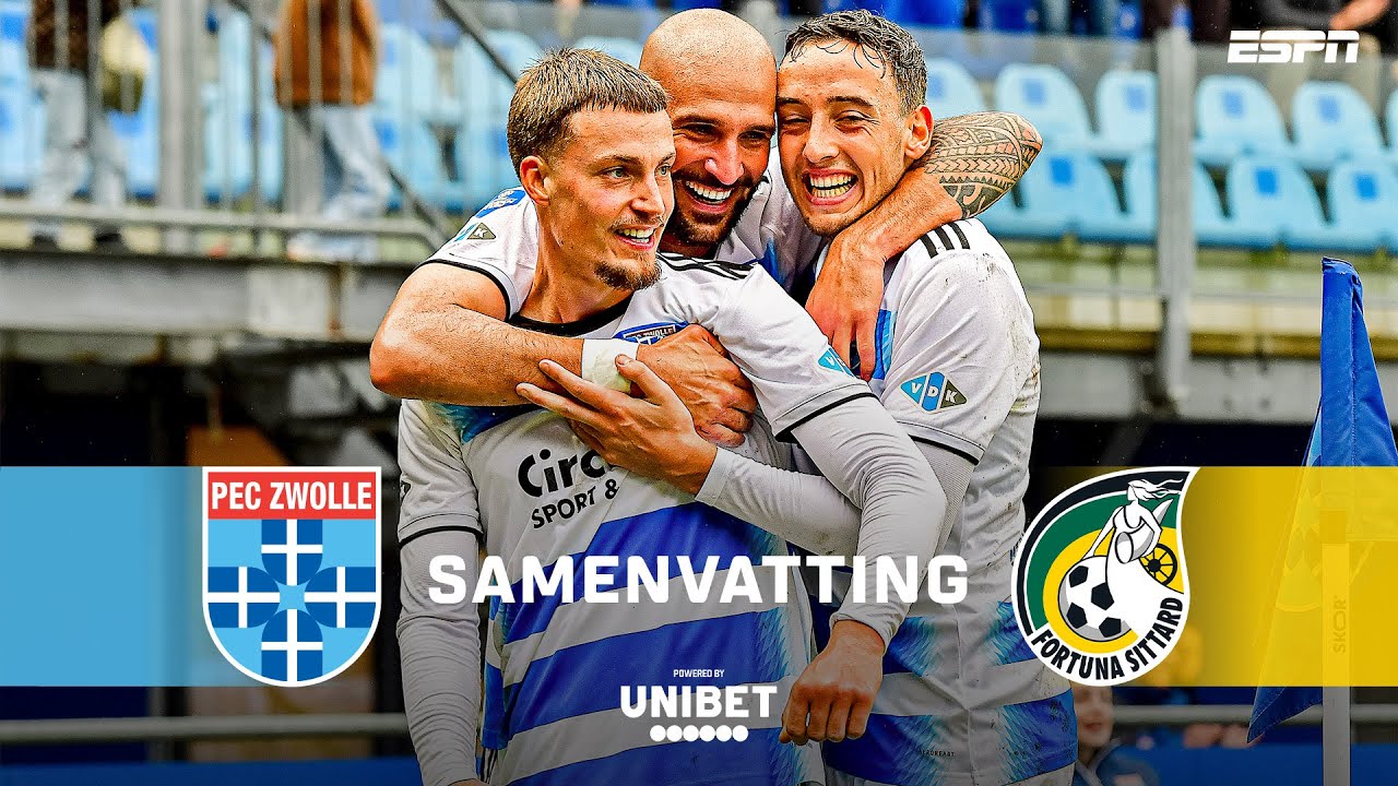 Van den Berg EINDSTATION van SCHITTERENDE aanval PEC 🔛🔥 | Samenvatting PEC Zwolle - Fortuna Sittard